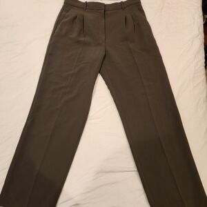 Aritzia Wilfred Effortless Wide Leg Pant Crepette Olive
